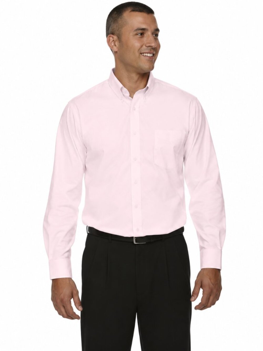 Devon & Jones Mens Broadcloth Crown Collection Dress Shirt Multiple Sizes